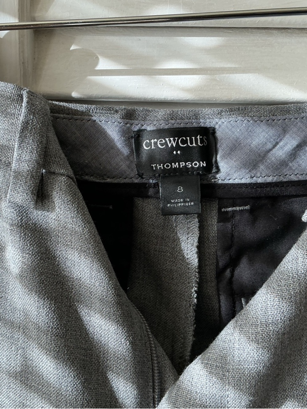 Boys Crewcuts Thompson Gray Matching 2 Piece Suit Size 8 - Picture 10 of 10